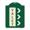 Signmission Designer Series Valet Right Arrow, Green & Tan Heavy-Gauge Aluminum Sign, 24" x 18", G-1824-22742 A-DES-G-1824-22742 - alternate 1
